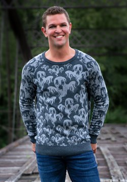 Ugly Halloween Sweater Ghoulish Ghosts